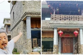 Người đàn ông “nhặt” 60.000 viên đá xây biệt thự 6 tỷ