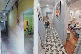 Cải tạo nhà cũ không thể ở thành không gian sống hiện đại 