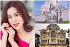 Xuýt xoa biệt thự “to như cung điện” của Hoa hậu Phương Lê 