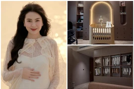 Hé lộ phòng riêng cho quý tử đầu lòng của MC Mai Ngọc