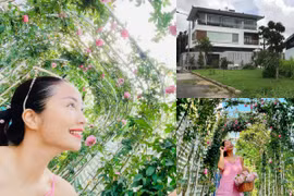 "Bí mật" bên trong căn biệt thự xanh mướt của Ốc Thanh Vân