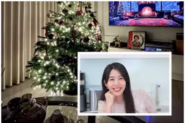 Căn hộ cao cấp ngập sắc màu Giáng sinh của MC Diệp Chi