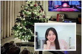 Căn hộ cao cấp ngập sắc màu Giáng sinh của MC Diệp Chi