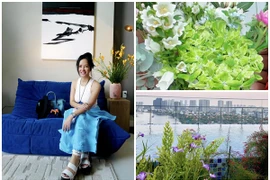 Cận cảnh penthouse 450m2 ngắm sông Sài Gòn của diva Hồng Nhung