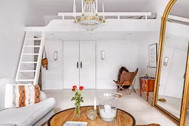 10 mẫu thiết kế căn hộ có gác lửng đẹp lung linh