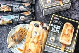 Chị em phát sốt với kem trân châu đường đen giá bằng chục que thường