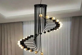 10 mẫu đèn chùm sang chảnh cho phòng khách