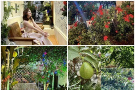 Biệt thự 1.400m2 rực sắc hoa của Vy Oanh và chồng đại gia 