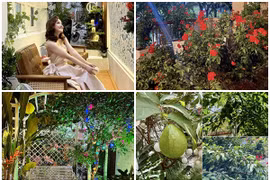 Biệt thự 1.400m2 rực sắc hoa của Vy Oanh và chồng đại gia 