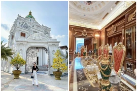 Cận cảnh lâu đài 1.000m2 gây sốt của nữ đại gia miền Tây