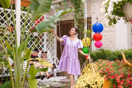 Cận cảnh biệt thự triệu đô rộng gần 1.500 m2 của diễn viên Vy Oanh