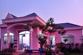 Ông lão U80 có căn nhà như mơ giữa vườn hoa rực sắc tím