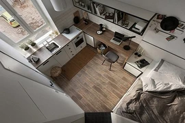 Chưa đầy 18m2, căn hộ nhỏ vẫn tiện nghi không kém nhà rộng