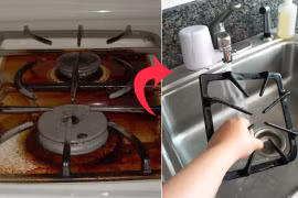 Mẹo làm sạch dầu mỡ mặt bếp bằng nguyên liệu có sẵn 