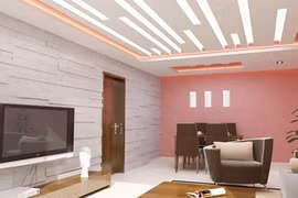 10 mẫu trần thạch cao tuyệt đẹp cho nhà phố 