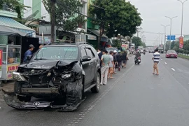Tai nạn ôtô liên hoàn trên QL1 qua Quảng Nam