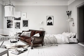 Phòng ngủ đen trắng luôn là lựa chọn ưu tiên của các gia đình 