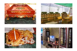 Lóa mắt đồ nội thất dát vàng 24k chỉ đại gia mới đủ "tiền" chơi