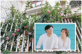 Biệt thự phủ kín hoa hồng của Quý Bình và vợ đại gia
