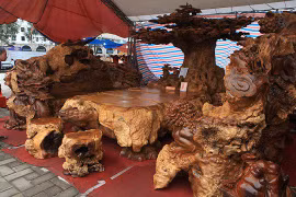 Cận cảnh những bộ bàn ghế tứ linh tiền tỷ của giới siêu giàu Việt 