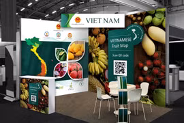 Bản đồ trái cây Việt Nam dự hội chợ lớn nhất châu Âu