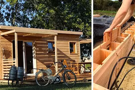 Kỳ dị ngôi nhà không cần vữa, xây nhanh nhất thế giới