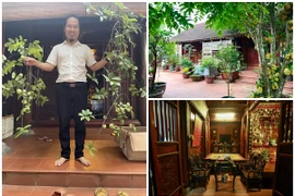 Biệt phủ 1.000 m2 toàn gỗ quý của Vượng Râu ở Hà Nội 