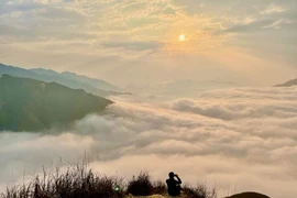 Tour 'săn' mây vùng cao phía Bắc hút khách dịp Tết Dương lịch