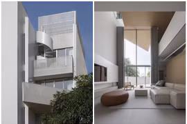 Chiêm ngưỡng ngôi nhà trắng hiện đại đẹp ngỡ ngàng giữa TP Vinh