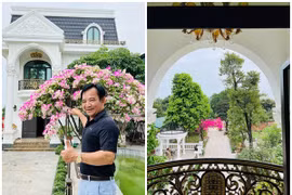 Biệt thự 1.000m2 đồ sộ như lâu đài của nghệ sĩ Quang Tèo