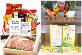 Thịt bò Kobe, phi lê cá hồi Na Uy vào giỏ quà Tết 2021... giá thế nào?