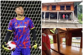Bên trong ngôi nhà sàn giản dị của thủ môn Quan Văn Chuẩn