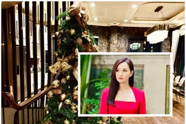 Biệt thự ngập màu Giáng sinh của diễn viên Lã Thanh Huyền