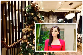 Biệt thự ngập màu Giáng sinh của diễn viên Lã Thanh Huyền