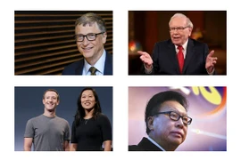 Những đại tỷ phú hiến tặng gần hết tài sản làm từ thiện