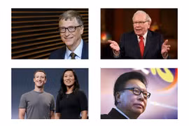 Những đại tỷ phú hiến tặng gần hết tài sản làm từ thiện