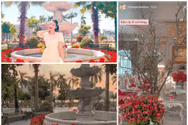 Cận cảnh biệt thự dát vàng của người đẹp Lan Khuê và chồng đại gia