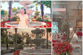 Cận cảnh biệt thự dát vàng của người đẹp Lan Khuê và chồng đại gia