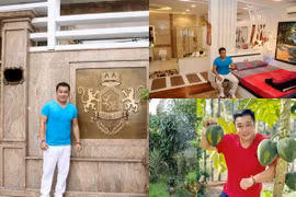 Ngắm biệt thự xa hoa 700m2 của tài tử Lý Hùng