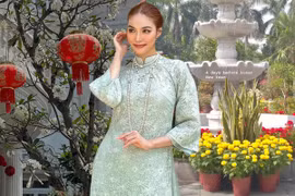 Ngắm biệt thự dát vàng xa hoa của Lan Khuê ngày Tết