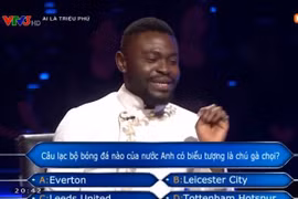 Đặt câu hỏi sai về đội bóng Anh, "Ai là triệu phú" gây tranh cãi 