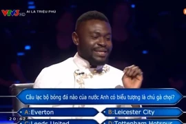 Đặt câu hỏi sai về đội bóng Anh, "Ai là triệu phú" gây tranh cãi 