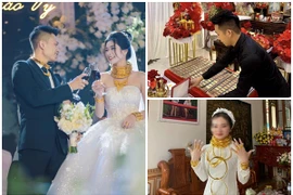 Những đám cưới ngập trong vàng gây xôn xao dư luận năm 2023