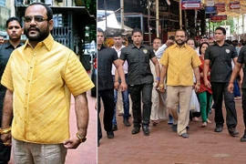 Đại gia khoác "bộ quần áo của hoàng đế" dạo phố, vệ sĩ toát mồ hôi hột
