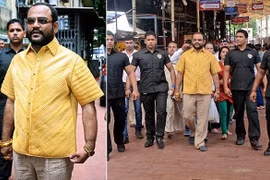 Đại gia khoác "bộ quần áo của hoàng đế" dạo phố, vệ sĩ toát mồ hôi hột