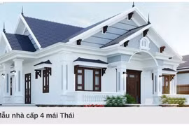 Mê mẩn 10 mẫu nhà cấp 4 mái thái phổ biến nhất hiện nay 