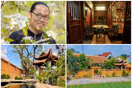 Choáng ngợp hai biệt phủ bạc tỷ của nghệ sĩ Vượng Râu