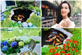 Biệt thự rực sắc hoa của “nữ diễn viên giàu nhất miền Bắc“