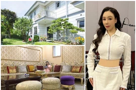 Cận cảnh biệt thự chẳng kém cung điện hoàng gia của Hồ Quỳnh Hương