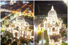 Chiêm ngưỡng tòa lâu đài nguy nga đang “gây sốt” tại Ninh Bình 